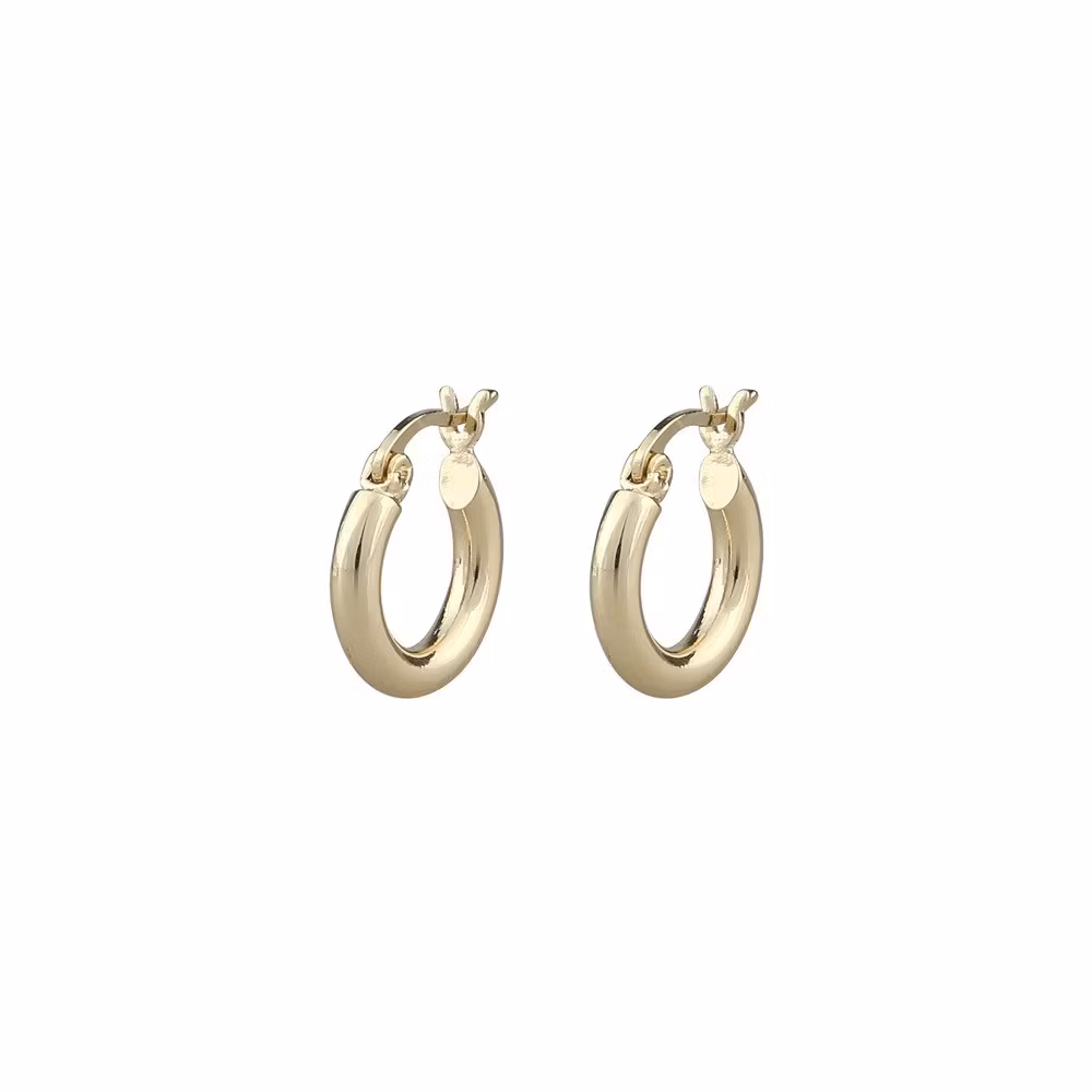 Minna Ring Earring Silver/ Gold
