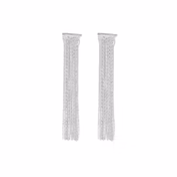 CAPELLA TASSEL EARRING, SILVER