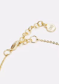 AUDRY SMALL STONE CHARM BRACE GOLD/CLEAR