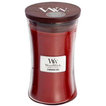 WoodWick Cinnamon Chai Christmas Scent - Large