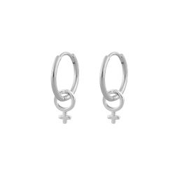 Charms Earring Woman Plain S