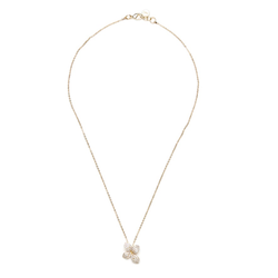 Fiona pendant neck Gold/clear