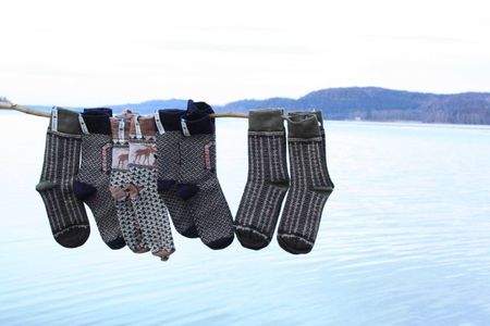 Öjbro Vantfabrik, FUTHARK THORBJÖRG, MERINOULL SOCKA