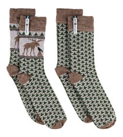 Öjbro Vantfabrik, 2 par SKOGEN , MERINOULL SOCKA