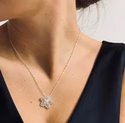 Snö pendant neck 42 s/clear