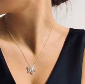 Snö pendant neck 42 s/clear