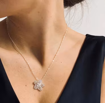 Snö pendant neck 42 s/clear