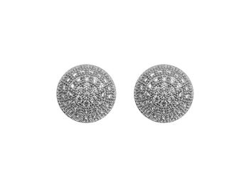Carrie small ear silver/clear