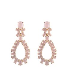 Judith Earring Gold/matt Pink