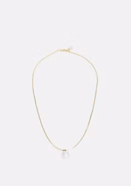 Paola pendant neck 42 g/white