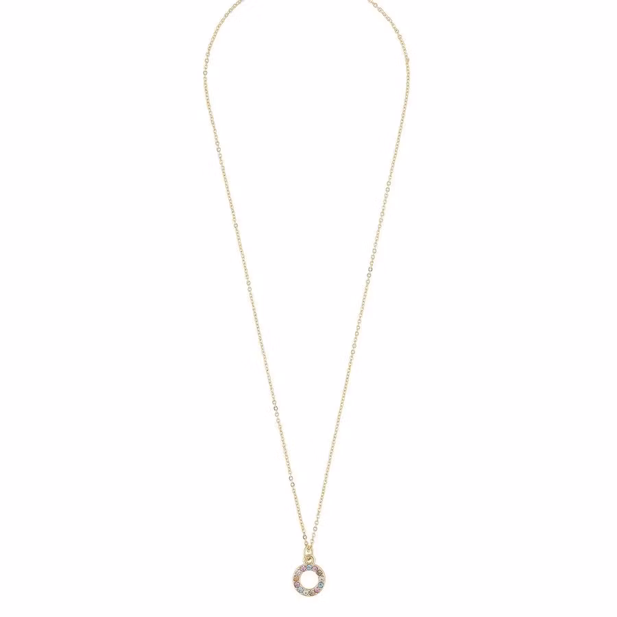 Lindsey small pendant neck 42 g/mix pink