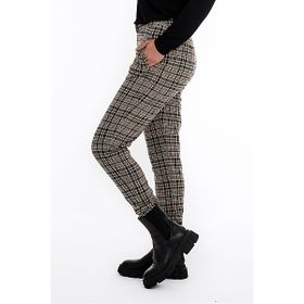Byxor London Pants - Svart/Choklad/Sand