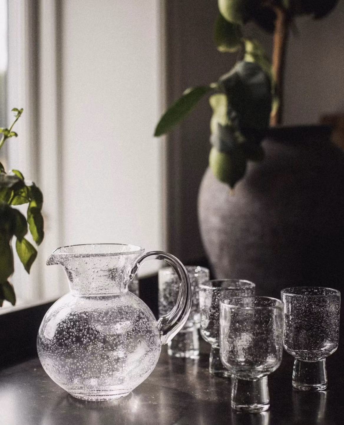 Bari - glas på fot