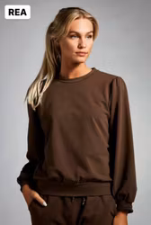 Sweatshirt med puffärm Brownie
