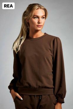 Sweatshirt med puffärm Brownie
