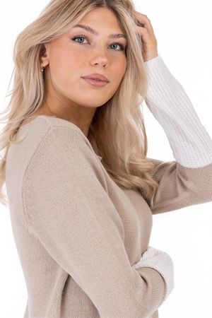 ADA SWEATER SAND/CREME