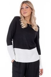 ADA SWEATER BLACK/CREME