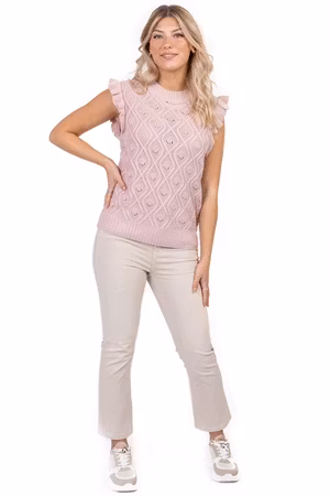 ESTHER VEST ANTIQUE ROSE