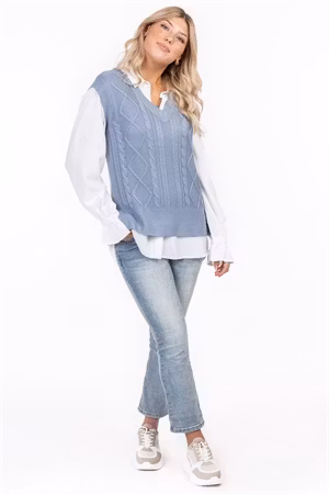 APRIL BOOT CUT JEANS LIGHT BLUE DENIM