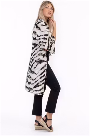 MERCY KAFTAN SAND/BLACK