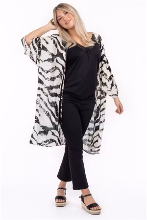 MERCY KAFTAN SAND/BLACK