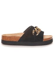 MALEA SANDAL BLACK/GOLD