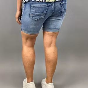 Jeansshorts med stretch
