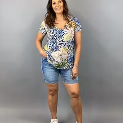 Jeansshorts med stretch