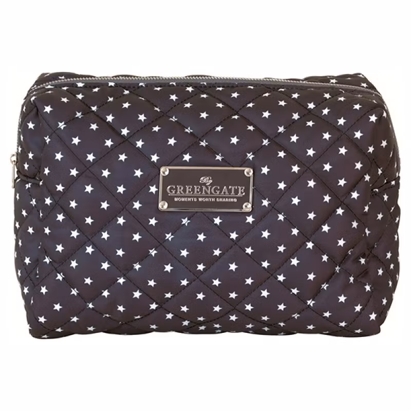 Nylonnecessär Star warm grey - Large