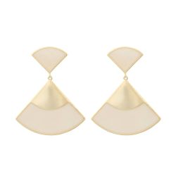 Deco pendant ear g/champagne