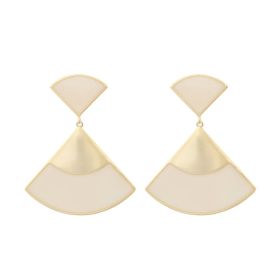 Deco pendant ear g/champagne