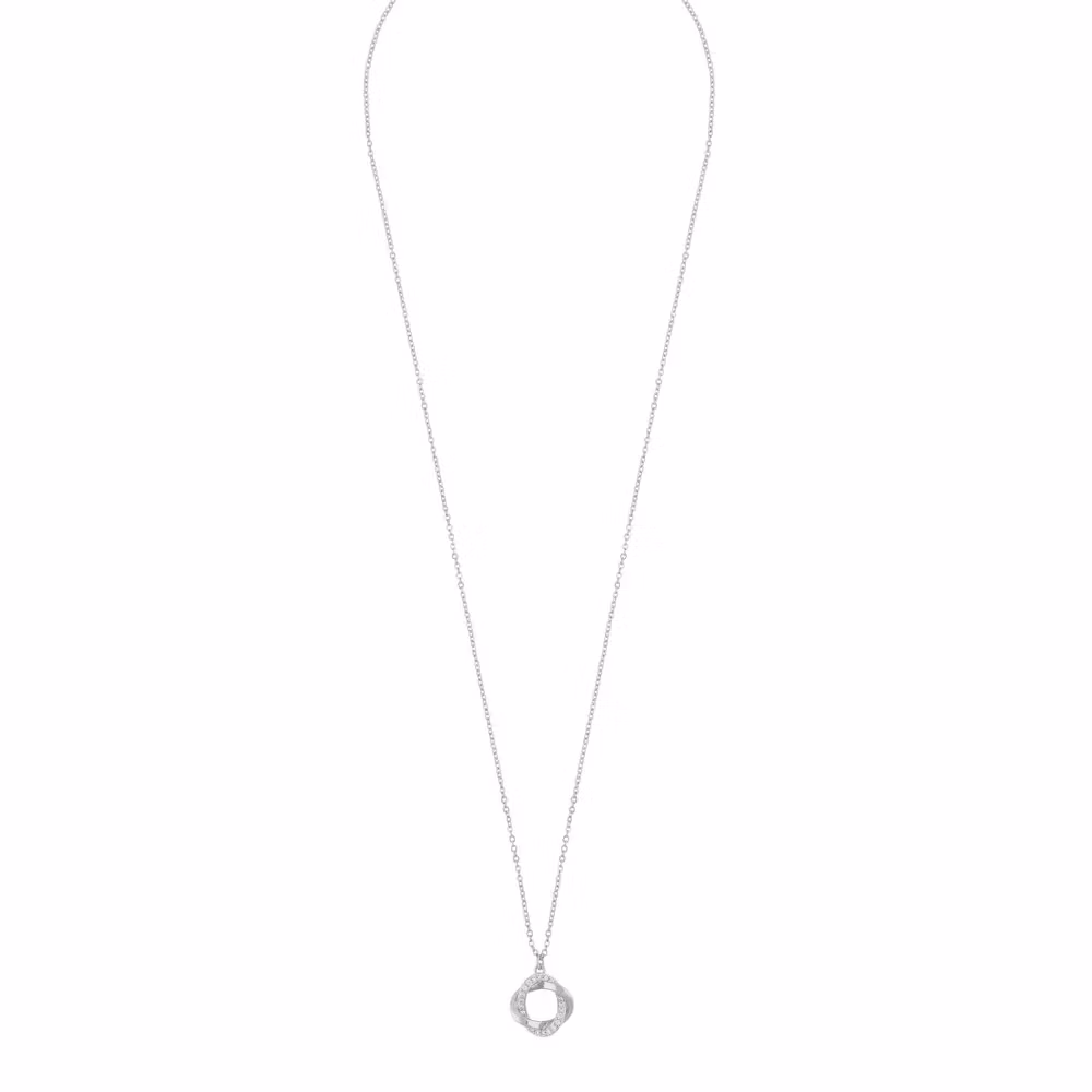 Bree twist pendant neck 45 s/clear
