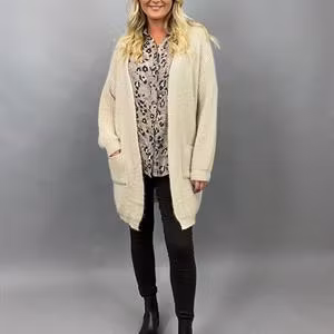 SIGNE Byxor med stretch, brun