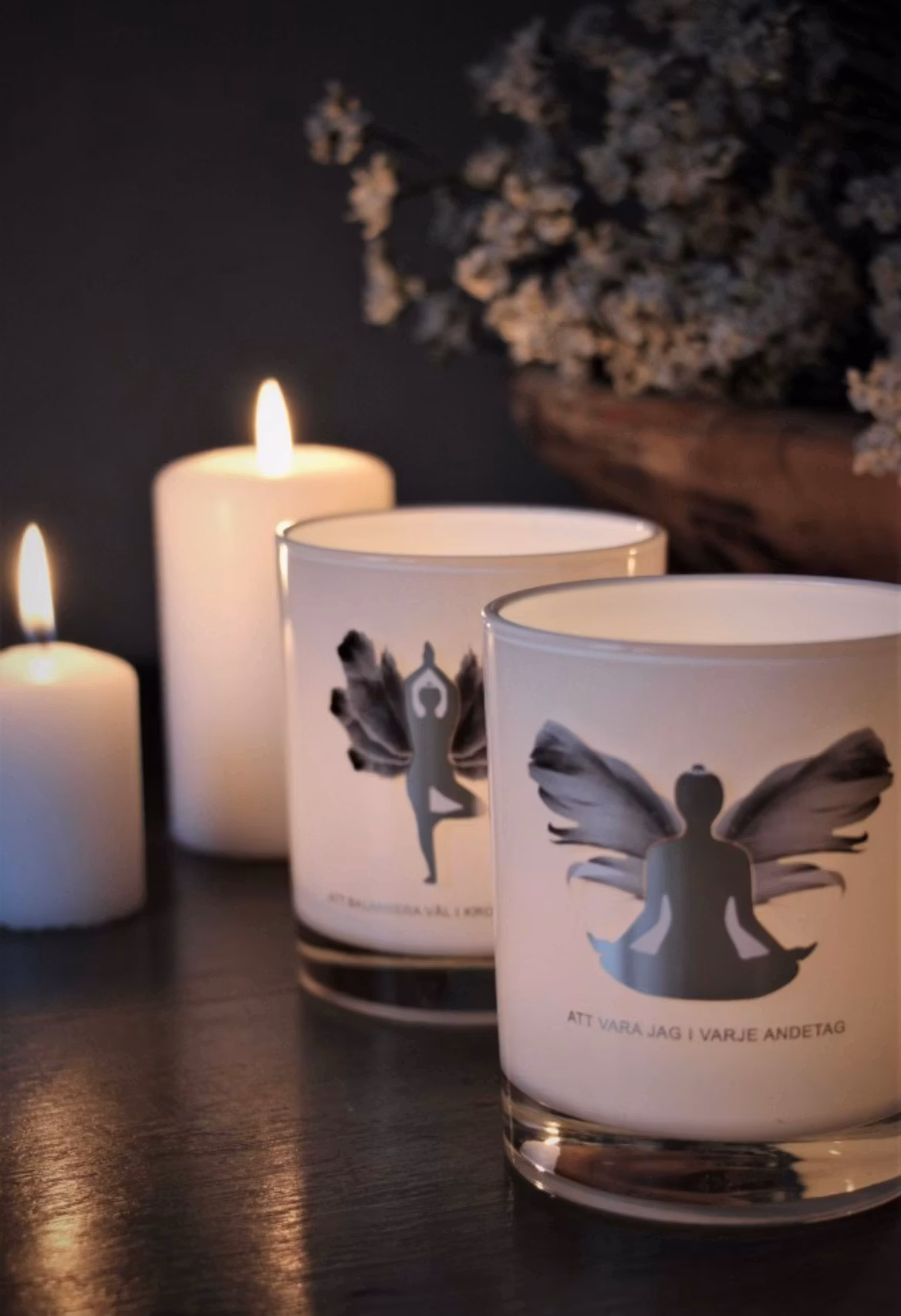 Majas Cottage Ljuslykta Yoga – Att balansera väl i kropp & själ