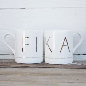 FIKA - MUGG - GOLD