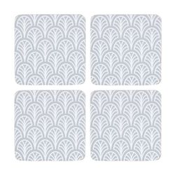 Dekohem - Glasunderlägg - Palm Grey 4-pack