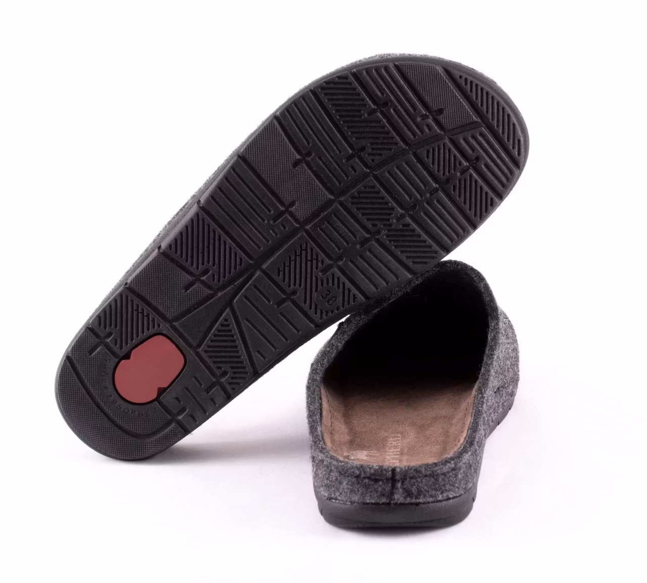 SHEPHERD® Samuel tofflor Svart