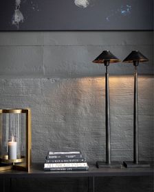 Positano bordslampa antik brons