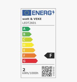 LED T26 E14 frostad varm vit