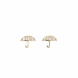 Lana Small Ear Umbrella Gold/Clear