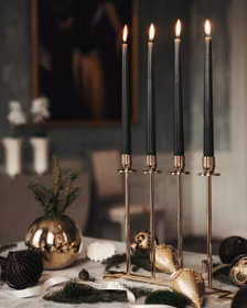 HILKE COLLECTION - LJUSSTAKE "ALTO" MÄSSING