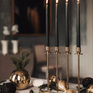 HILKE COLLECTION - LJUSSTAKE "ALTO" MÄSSING