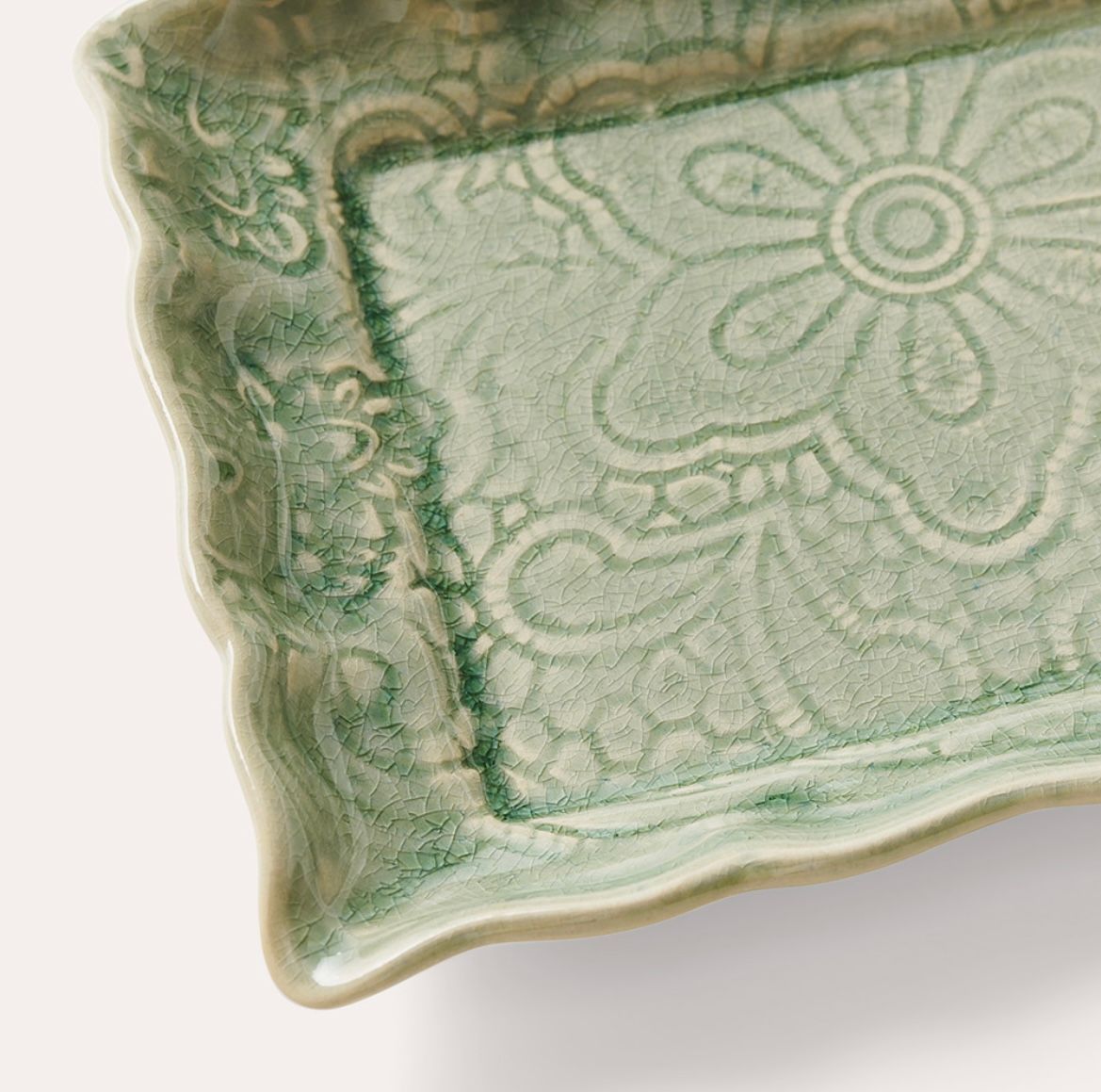 TRAY DISH, ANTIQUE