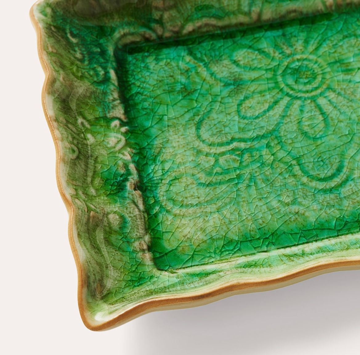 TRAY DISH, SEAWEED