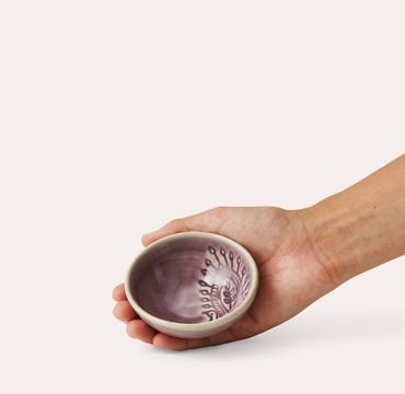 Small dip bowl, lavender