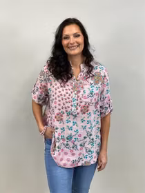 SANDRA406, blommigt mönster