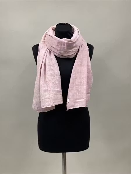 ELENA scarves i bomull, Rosa