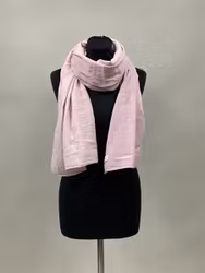 ELENA scarves i bomull, Rosa