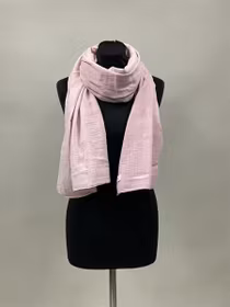 ELENA scarves i bomull, Rosa