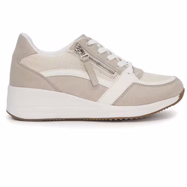 MADDIE SNEAKER SAND/WHITE